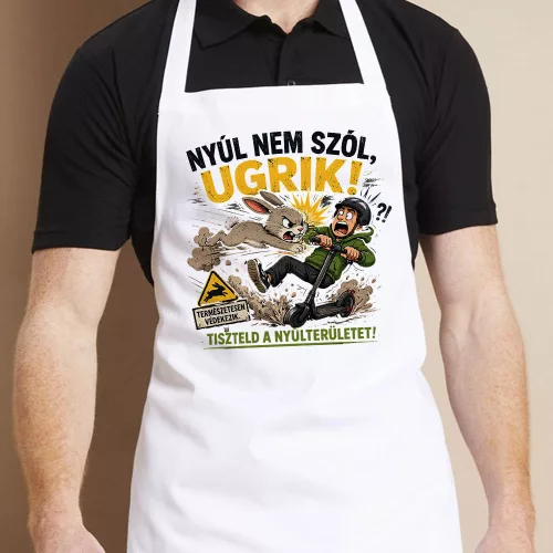 Vicces_rolleres_kötény_Nyúl_nem_szól_ugrik