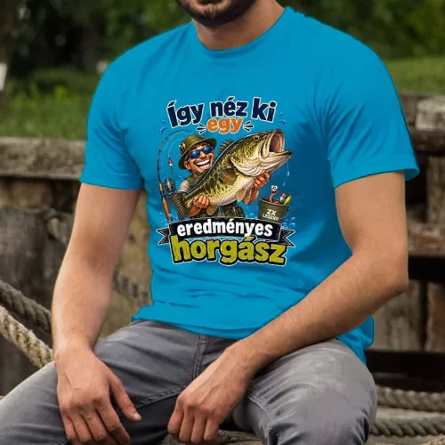 Eredményes horgász póló