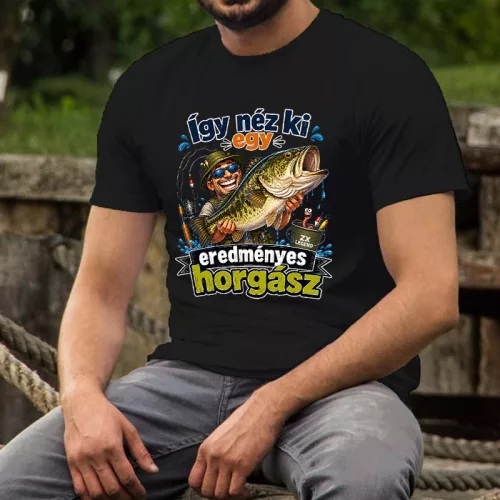 Eredményes horgász póló