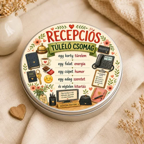 Recepciósnak_fémdoboz_Túlélő_csomag