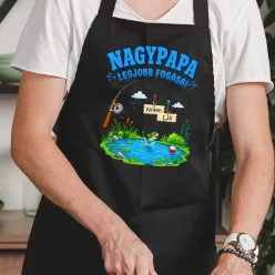 Nagypapa_legjobb_fogásai_kötény_Unokák_neveivel