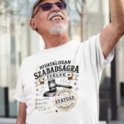 Nyugdíjas_férfi_póló_Szabadságra_ítélve