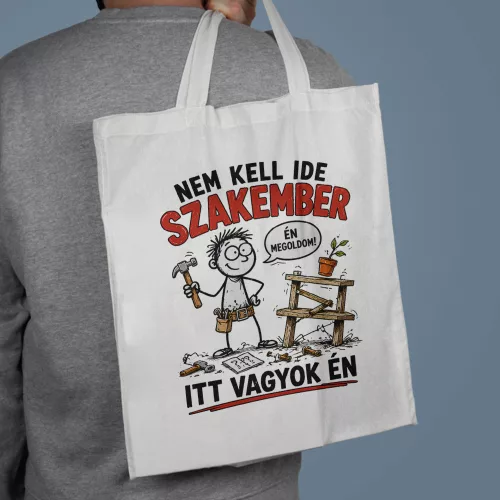 Barkácsoló_vászontáska_Nem_kell_ide_szakember