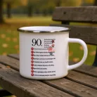 90. születésnapodra szeretettel bögre