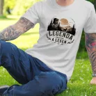 Legenda_vagyok_a_lesen_póló_Vadász_ajándék