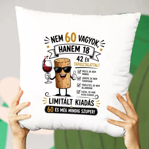 Vicces szülinapos párna - Limitált kiadás