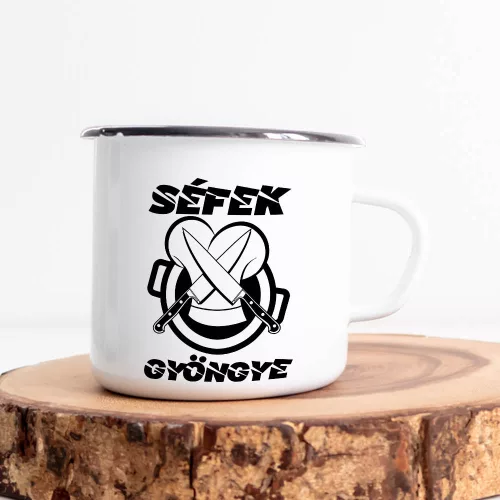 Ajándék_szakácsoknak_Séfek_gyöngye_bögre_