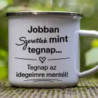 Páros_ajándék_bögre_Tegnap_az_idegeimre_mentél
