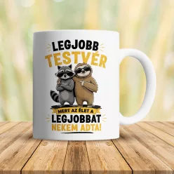 Legjobb_Testvér_Bögre_Vicces_Ajándék