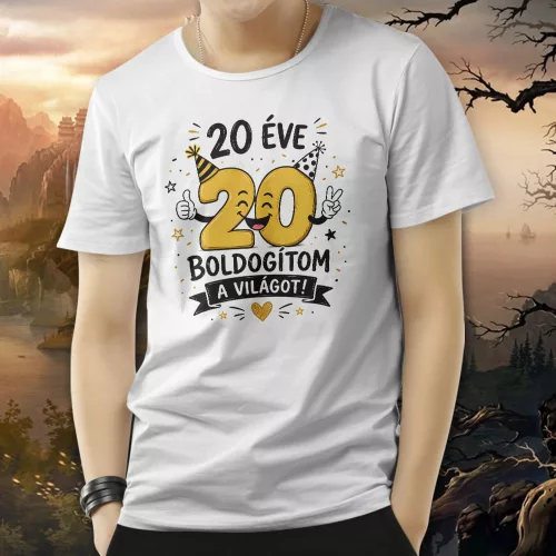 20._Szülinapi_Póló_Vicces_Ajándék