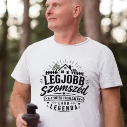 Szomszéd_férfi_póló_Vicces_ajándék_a_szomszédnak