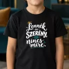 Önironikus_gyerek_póló_Lennék_én_szerény