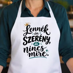 Önironikus_ajándék_kötény_Lennék_én_szerény