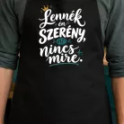 Önironikus_ajándék_kötény_Lennék_én_szerény