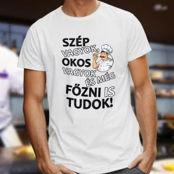 Humoros_póló_szakácsnak_Még_főzni_is_tudok_