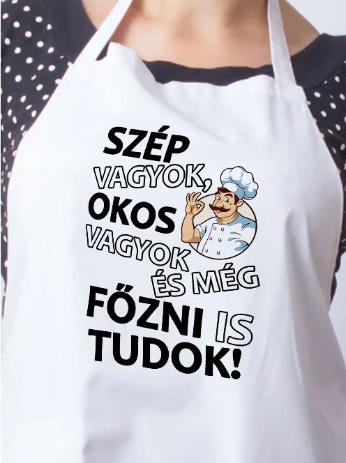 Humoros szakács kötény_Még főzni is tudok