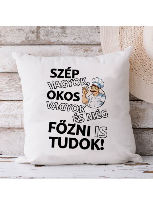 Humoros párna szakácsnak_Még főzni is tudok