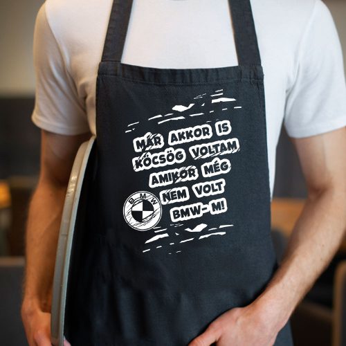 Autós_ajándékok_Vicces_BMW_kötény_