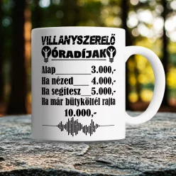 Szakmás_bögre_Villanyszerelési_óradíjak_