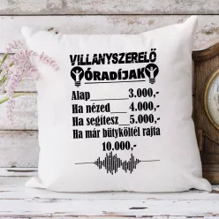 Szakmás_párna_Villanyszerelési_óradíjak_
