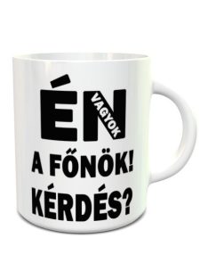 Humoros feliratos bögre_Én vagyok a főnök