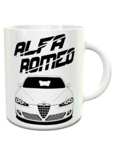 Autós bögre_Alfa Romeo feliratos bögre