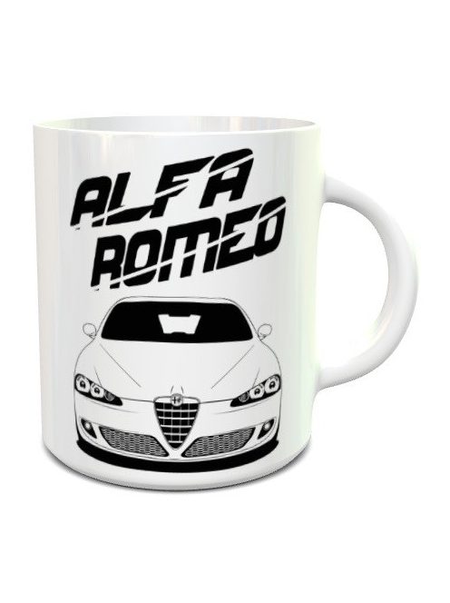 Autós bögre_Alfa Romeo feliratos bögre_