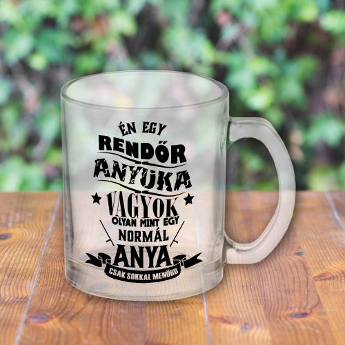 Egyedi_ajándék_Rendőr_anyuka_vagyok_bögre_