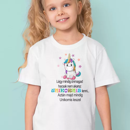 Unikornis_ajándékok_Vicces_gyerek_póló_
