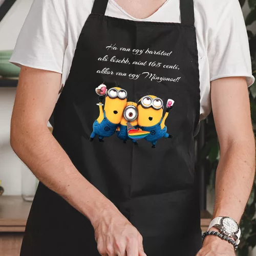 Vicces_minyonos_kötény_Ajándék_barátoknak_