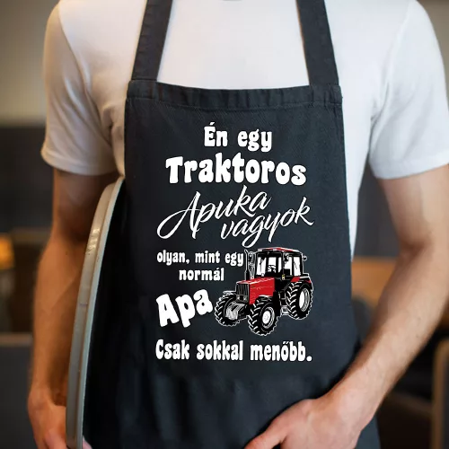 Kötény_traktorosnak_Traktoros_apuka_vagyok_