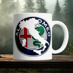 Autós_bögre_Alfa_Romeo_logó_bögre_