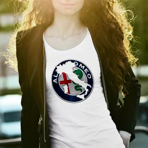 Autós_pólók_Alfa_Romeo_logó_női_póló_