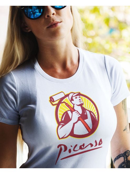 Ajándék szobafestőknek_Picasso női póló 
