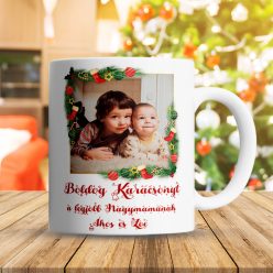 Karácsonyi_bögre_Ajándék_nagymamának_