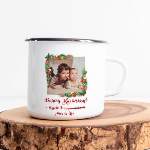 Karácsonyi_bögre_Ajándék_nagymamának_