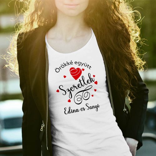 Női_póló_szerelmeseknek_Ajándék_Valentin_napra_