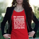 Vicces_női_póló_keresztanyának_Én_vagyok_a_legjobb