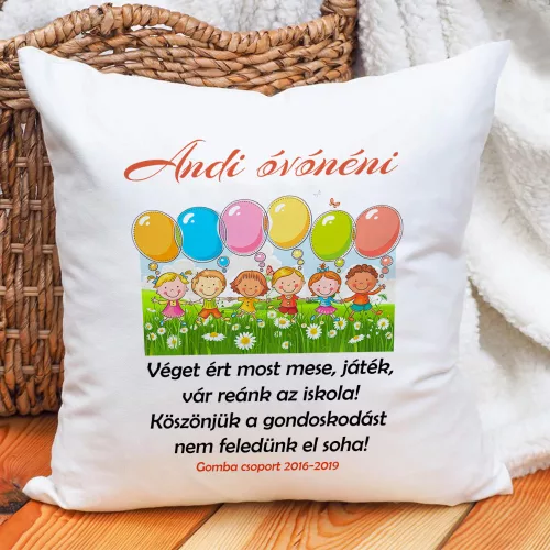 Párna_óvónéninek_Ovis_ballagás_ajándék_