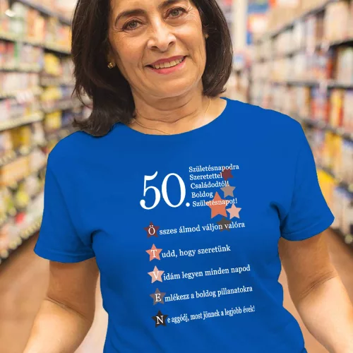 Születésnapi_ajándék_Születésnapi_női_póló_50_születésnapra