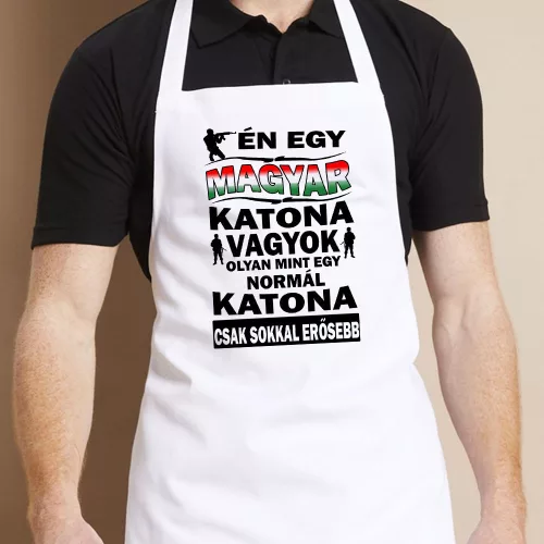 Ajándék_katonáknak_Magyar_katona_kötény_