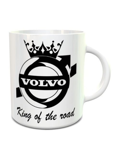 Ajándék kamionosoknak - Volvo bögre - Az utak királya