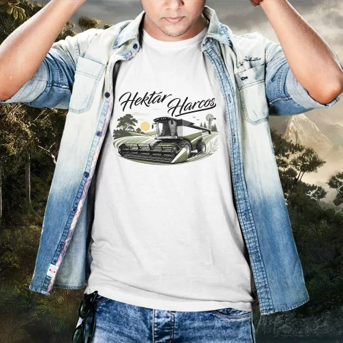 Hektár Harcos kombájn póló