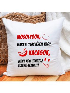 Vicces párna testvérnek_Nem tehetsz ellene