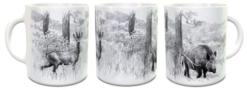 Ajándék_vadásznak_Vaddisznós_bögre_