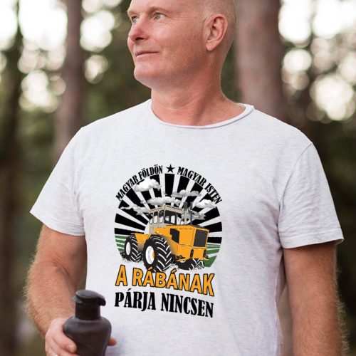 Ajándék_traktorosoknak_Rába_feliratos_póló_