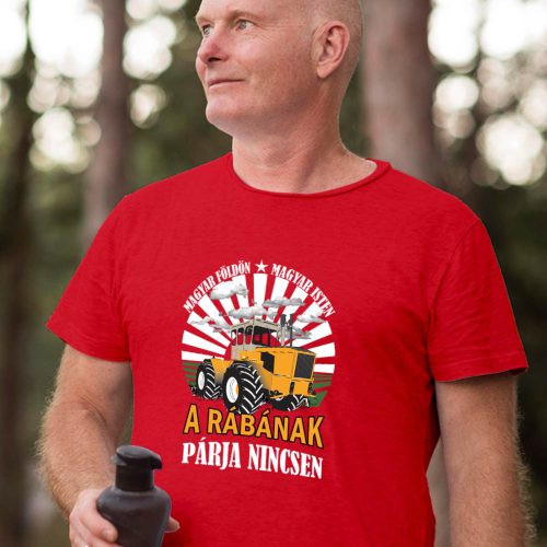 Ajándék_traktorosoknak_Rába_feliratos_póló_