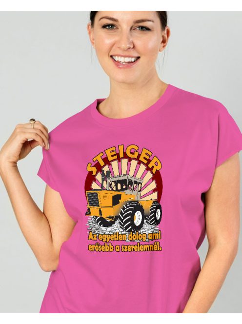 Vicces ajándék traktorosoknak_Rába női póló 