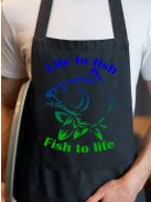 Kötény horgászoknak - Life to fish, Fish to life