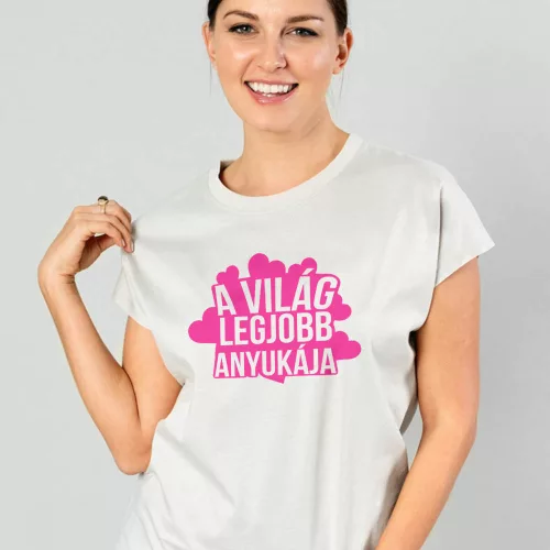 Ajándék_női_póló_Világ_legjobb_anyukája_